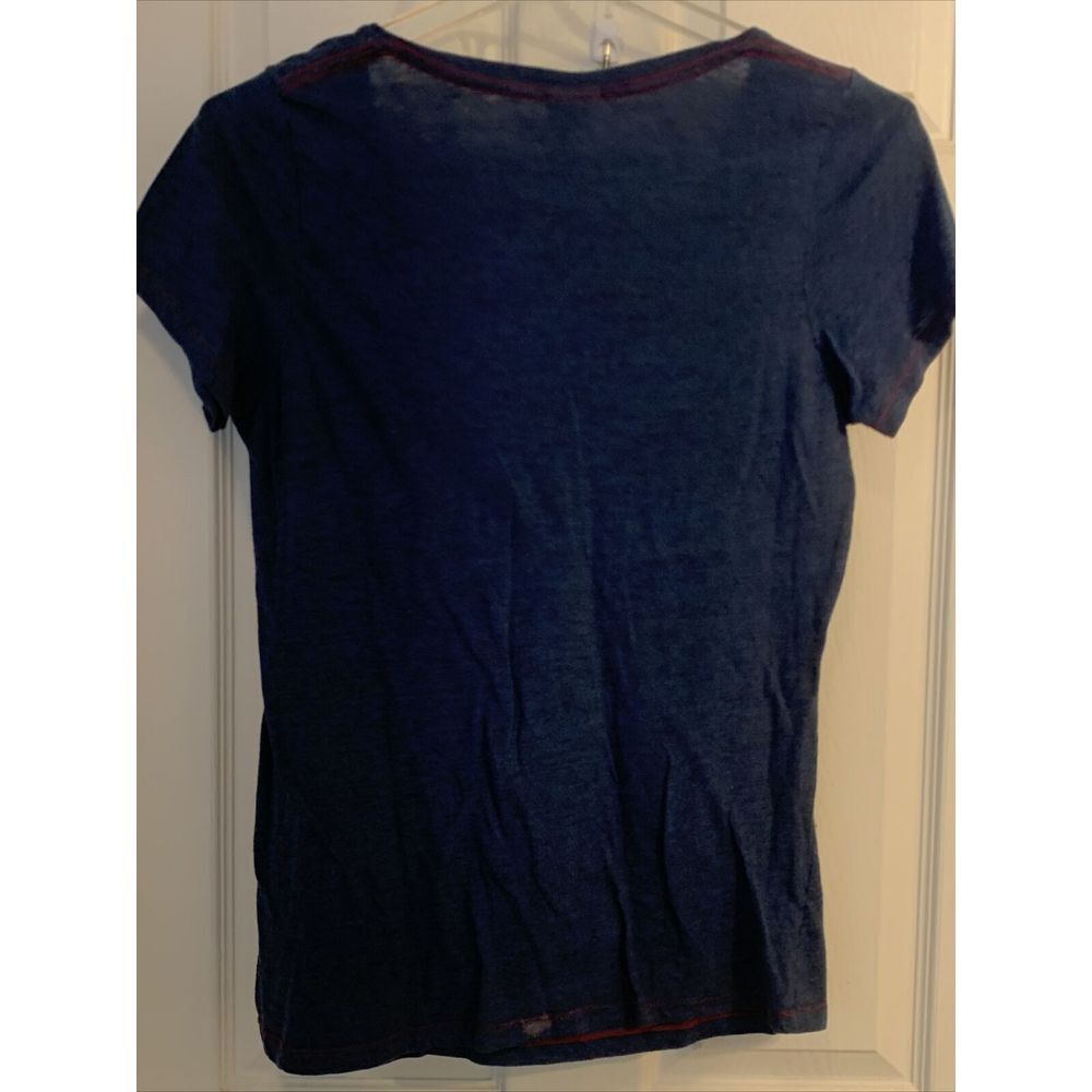 MLB Texas Rangers Women v-neck Tshirt XL Genuine Merchandise By Campus Lifestyle - Picture 3 of 4